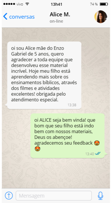 mensagem 1